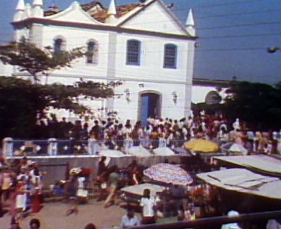 Porto das Caixas em 1978 — Foto: Reprodução/TV Globo