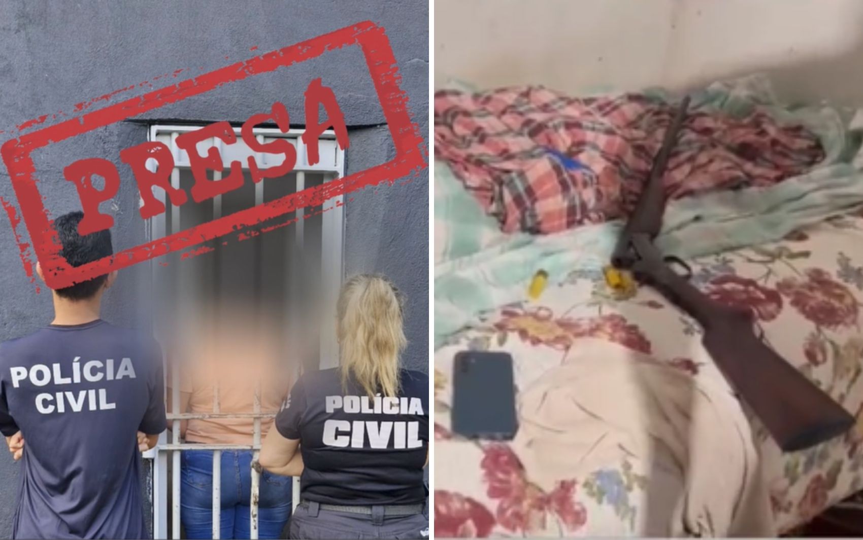 Mulher é presa suspeita de encomendar a morte de companheiro após ele vender casa sem a autorização dela