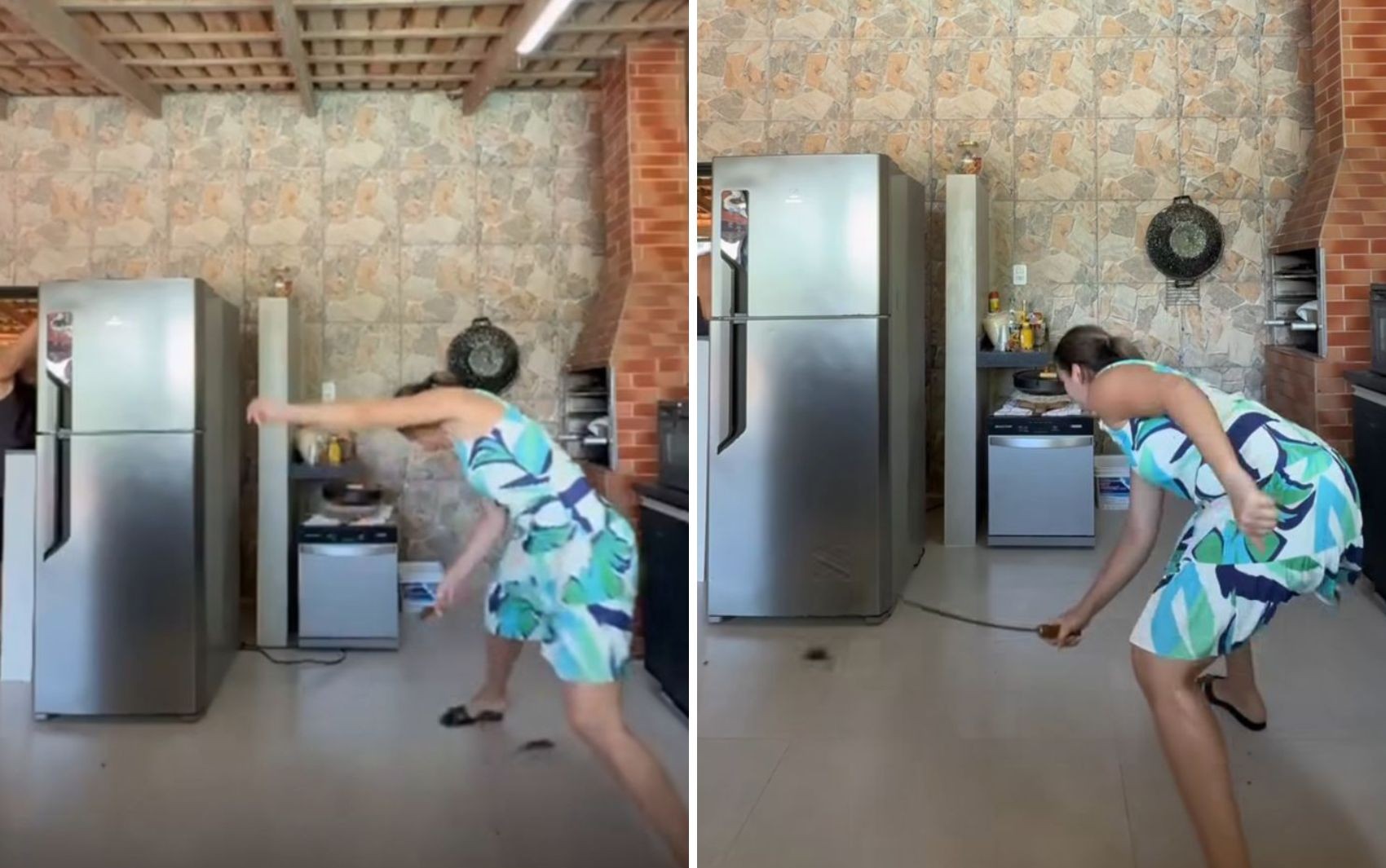 Goiana 'luta' contra ratos em casa, e vídeo diverte a web: 'Passando mal de tanto rir'