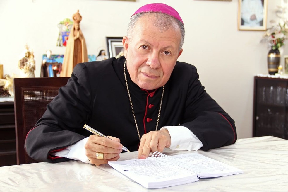 Dom Josafá Menezes da Silvaé anunciado como novo arcebispo para a arquidiocese de Aracaju — Foto: Divulgação