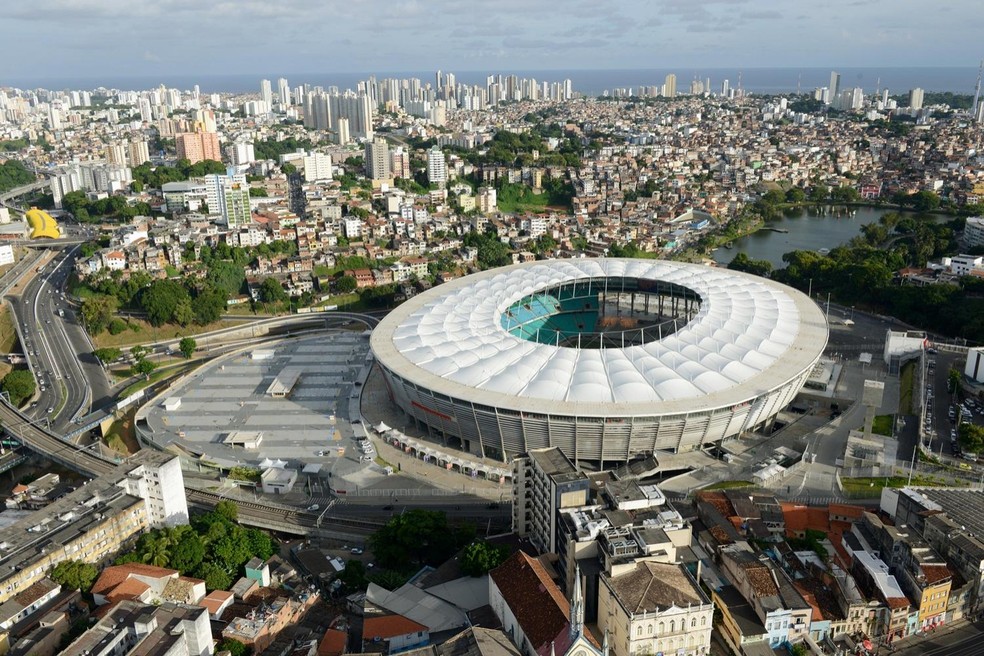Arena Fonte Nova, em Salvador — Foto: Divulgação/Secom PMS