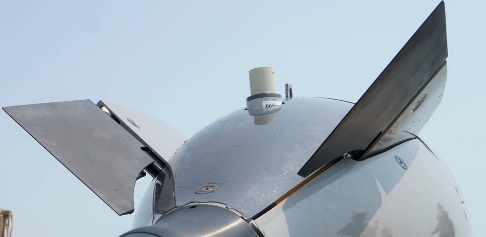 Drone subaquático dos EUA capturado pela Guarda Revolucionária iraniana. — Foto: Reprodução