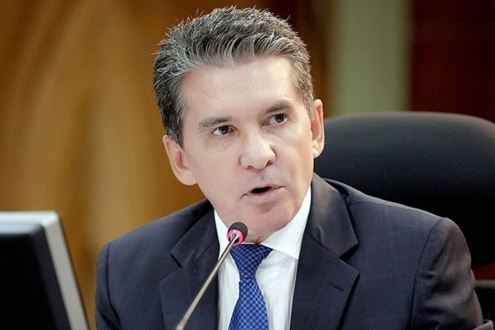 S�rgio Ricardo, presidente do Tribunal de Contas de Mato Grosso � Foto: Reprodu��o