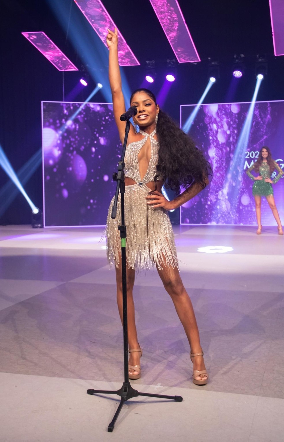 Luciana Gomes ficou em 3º lugar no concurso Miss Grande Brasil 2023 — Foto: Divulgação