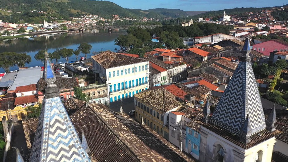 Cachoeira, a heróica: cidade no Recôncavo baiano foi palco do primeiro confronto na busca pela Independência da Bahia — Foto: Reprodução/TV Globo