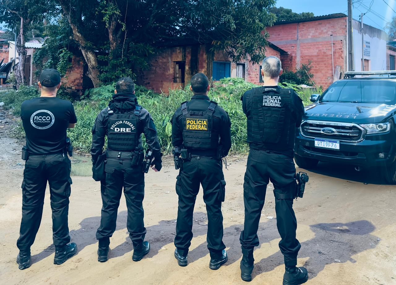 PF cumpre mandados em Porto Velho durante operação nacional contra facções criminosas