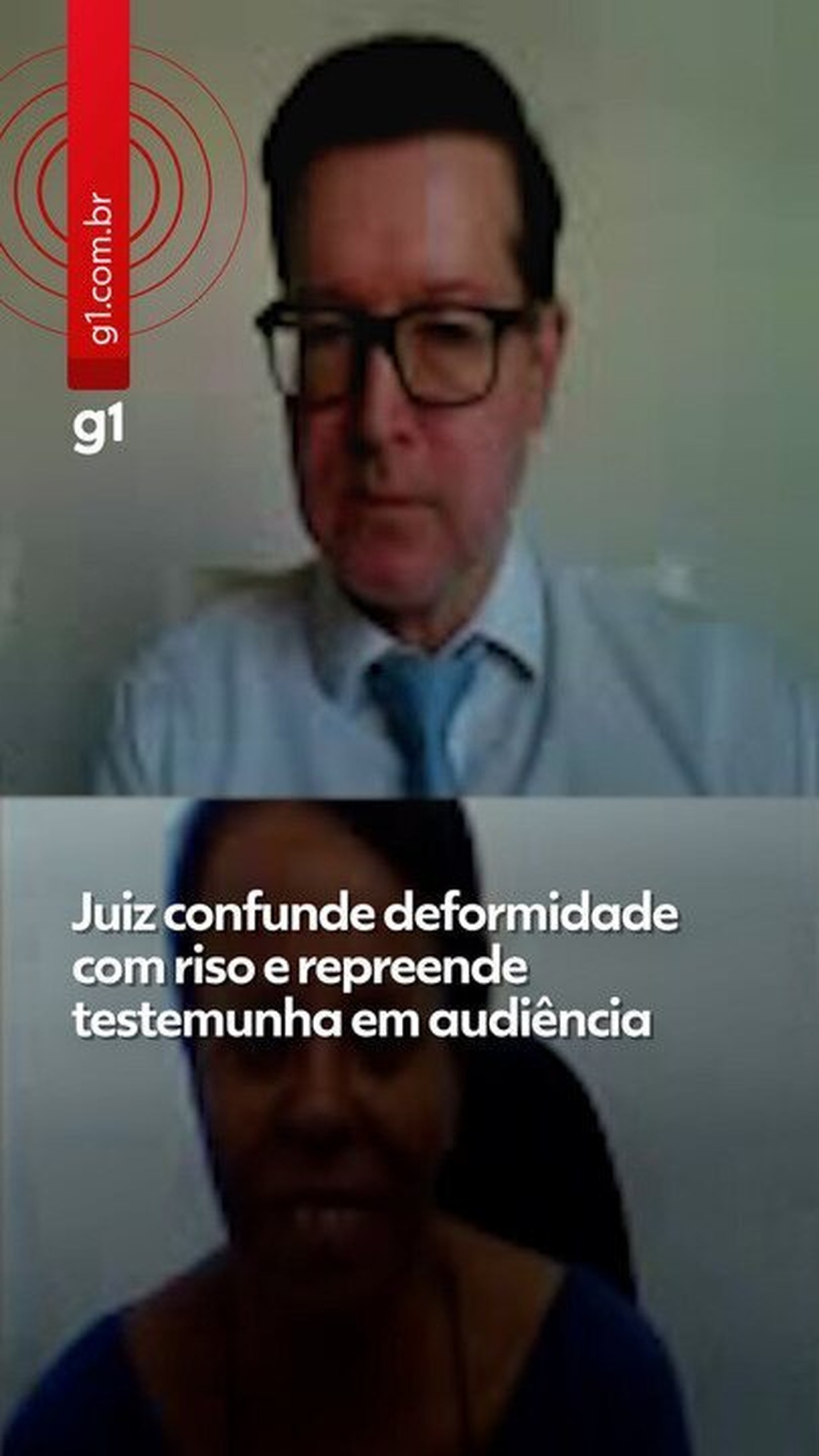 Juiz confunde deformidade com riso e repreende testemunha: 