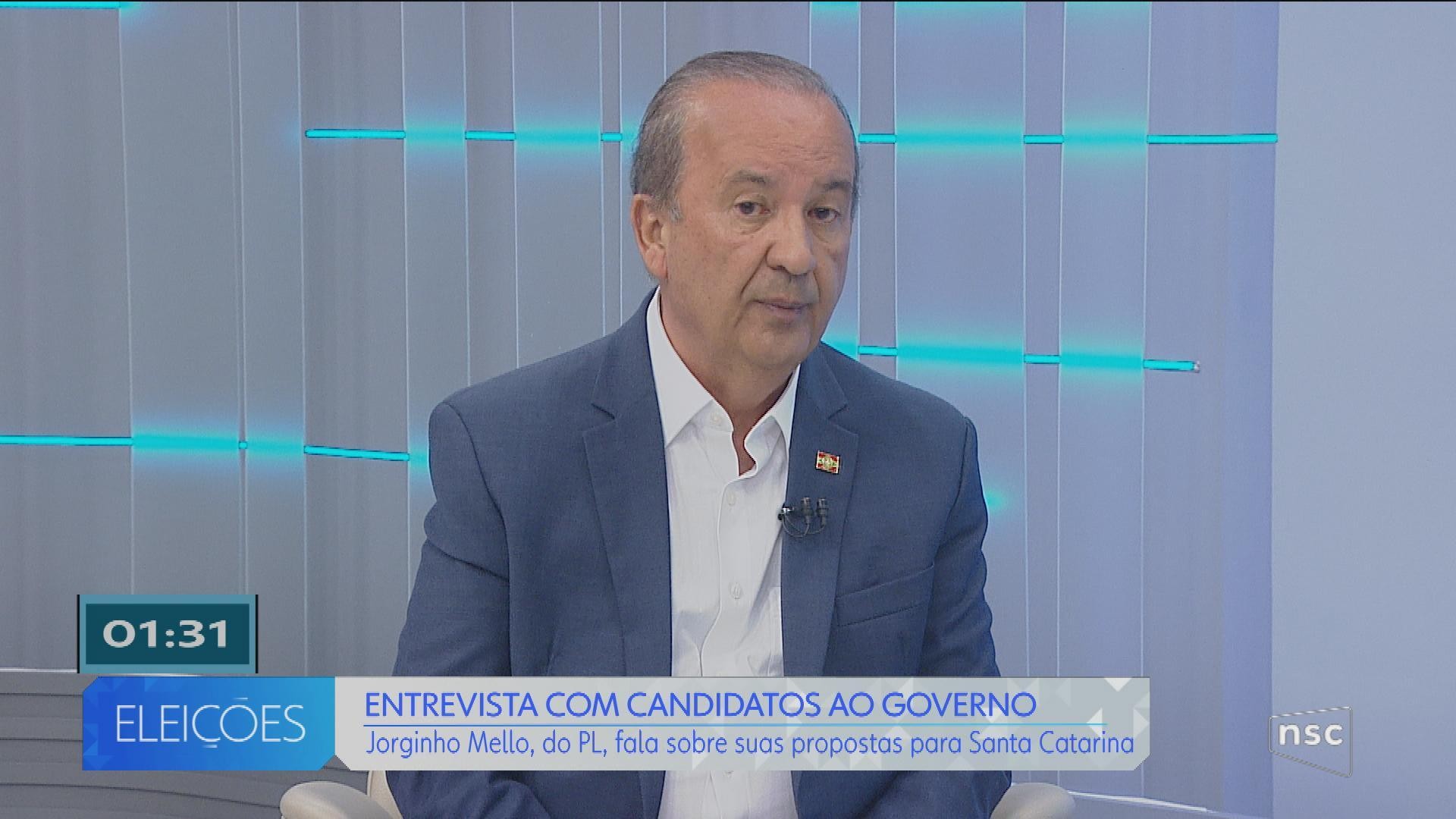 REVEJA entrevistas com candidatos ao governo de SC no Jornal do Almoço da NSC TV