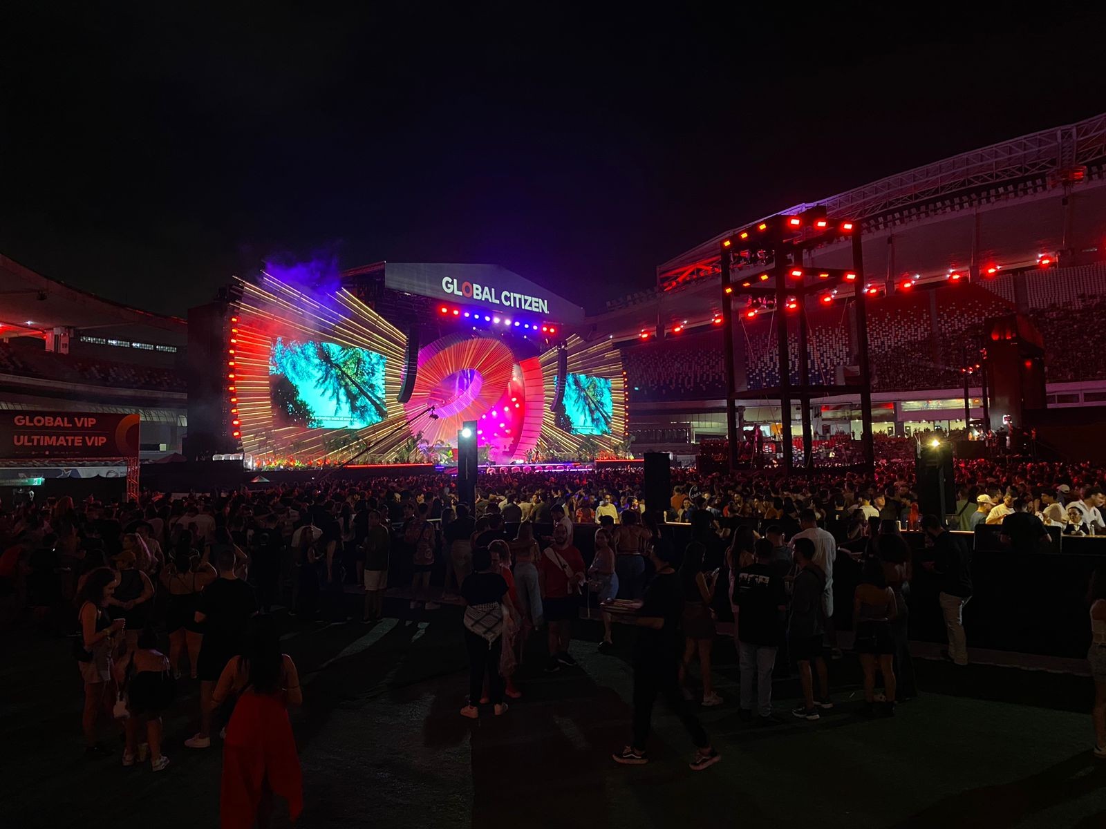 Global Citizen em Belém é marcado por 'coral gigante' e discursos contra garimpo ilegal e exploração na Foz do Amazonas