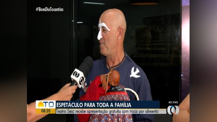 Palmas recebe espetáculo cultural no Teatro Sesc