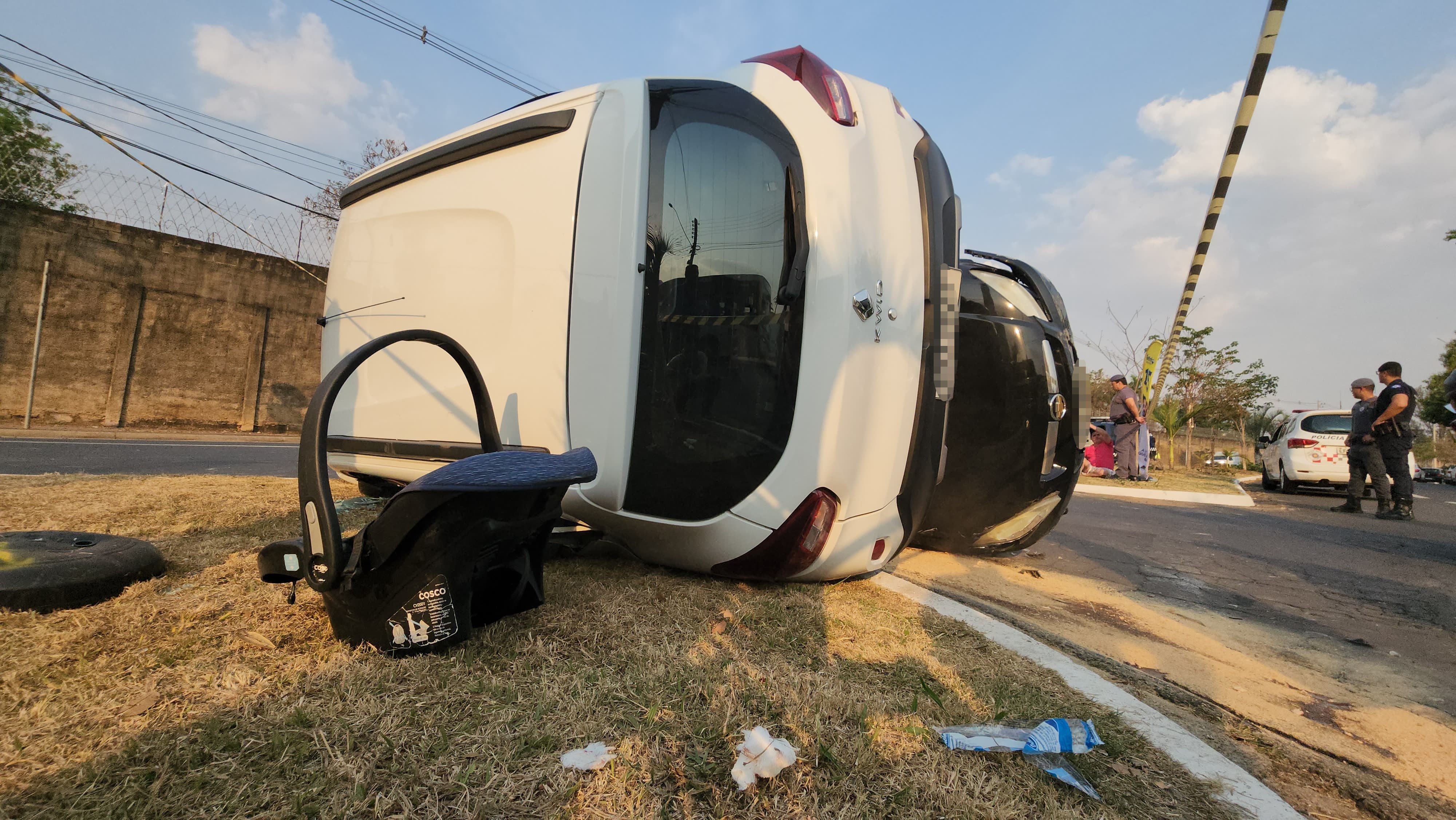 Acidente deixa criança ferida em Limeira e motorista é detido por suspeita de uso de entorpecente