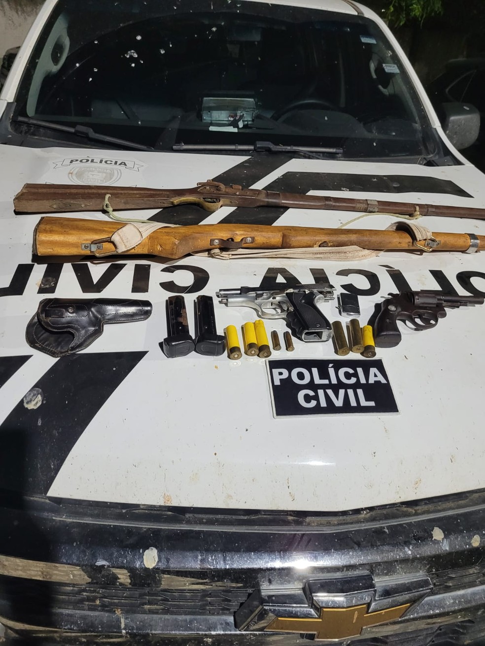 Preso suspeito de ser mandante de duplo homicídio no Sertão da PB — Foto: Divulgação/Polícia Civil