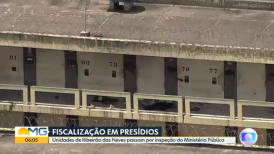 Ministério Público de Minas faz fiscalização em presídios de Ribeirão das Neves - Programa: Bom Dia Minas 