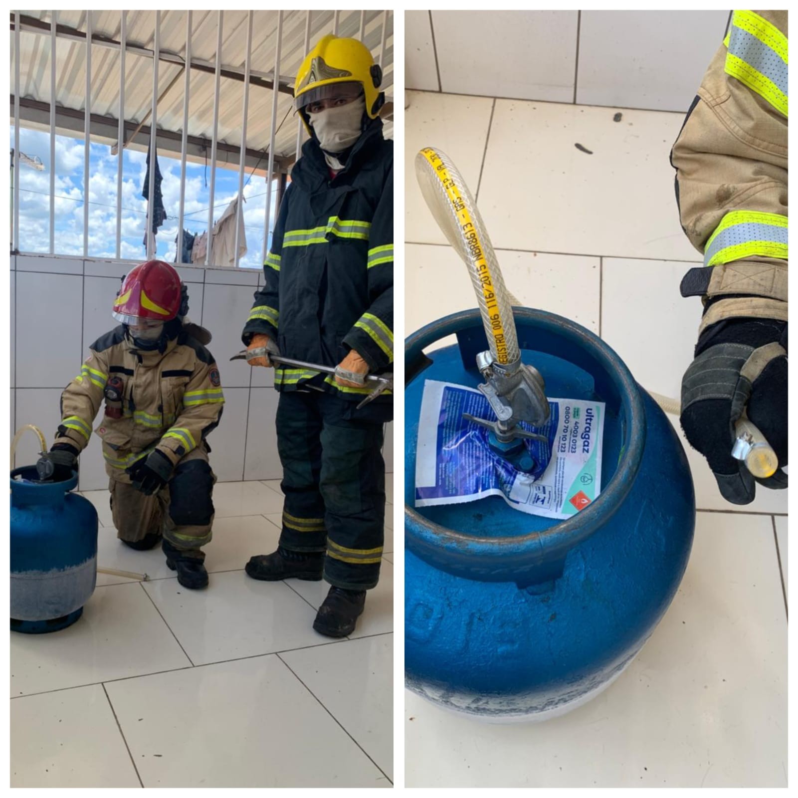Bombeiros arrombam apartamento e evacuam prédio para conter vazamento de gás em Montes Claros