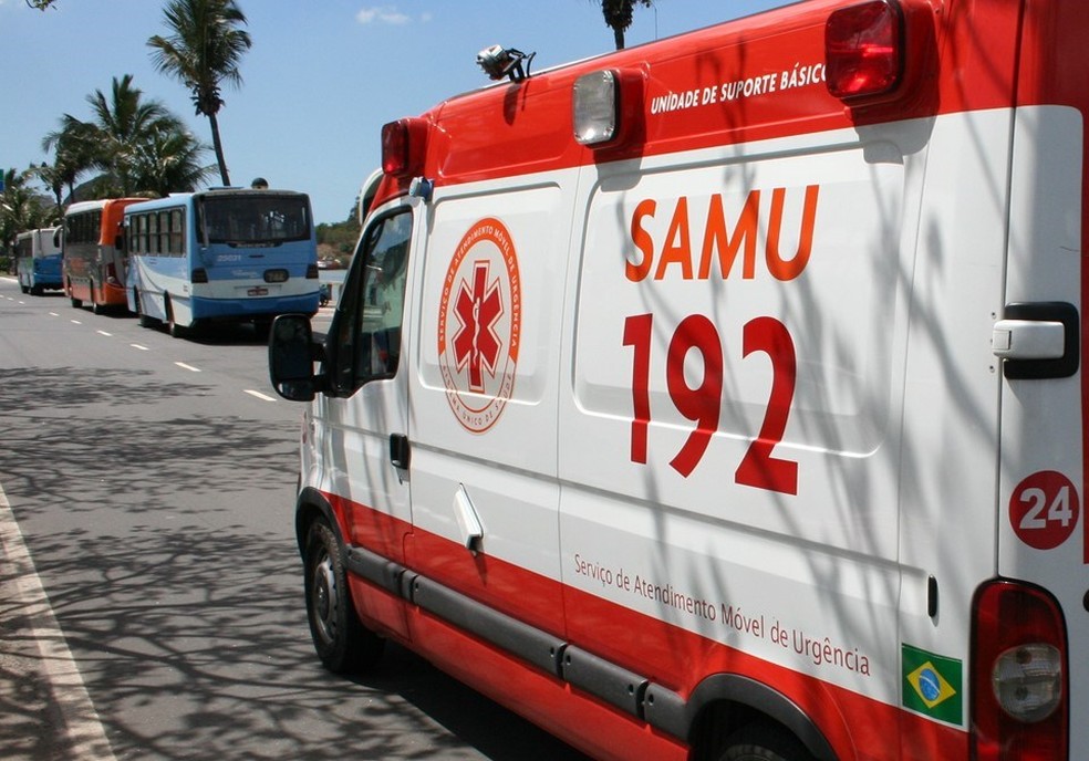 Ambulância Samu-192 no ES — Foto: Divulgação/Sesa