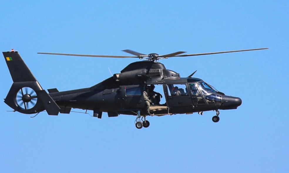 Helicópteros da Aviação do Exército também estarão em exposição — Foto: Aviação do Exército