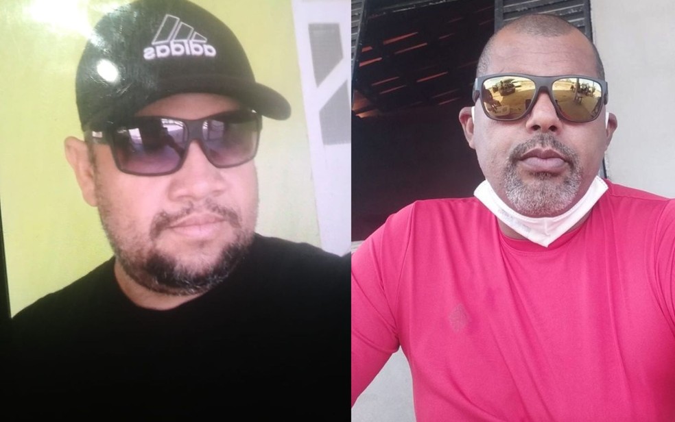 Uilson Nunes e Genivaldo Oliveira morreram durante o ataque — Foto: Reprodução/Redes Sociais