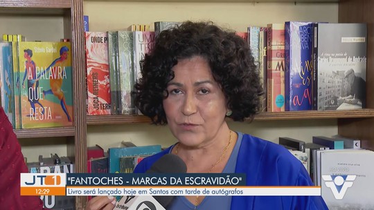 Escritora Ozeni Lima lança livro e faz sessão de autógrafos em Santos - Programa: Jornal Tribuna 1ª Edição 