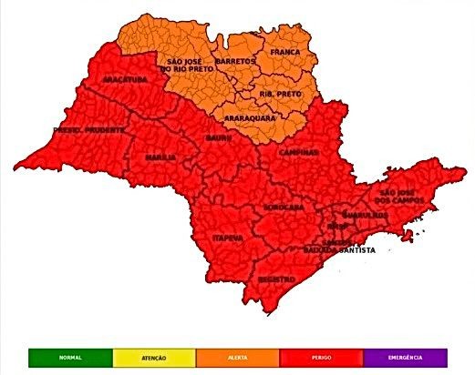 Defesa Civil alerta para temporais, rajadas de vento e risco de alagamentos no interior de SP neste fim de semana