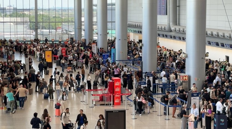 Aeroporto Salgado Filho � Foto: Giovani Grizotti/RBS TV