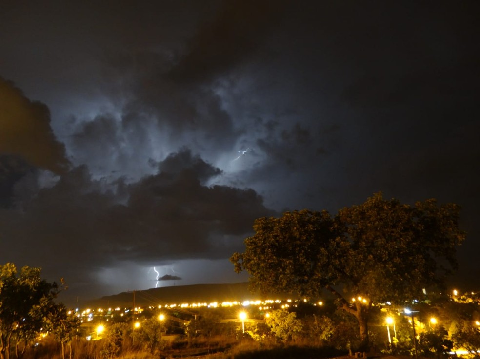Tocantins é um dos estados com mais incidência de raios — Foto: Gleive Márcio/Divulgação
