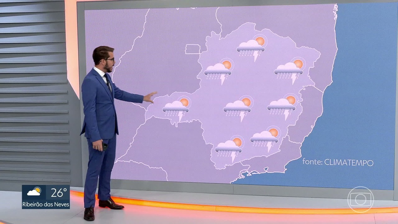 Defesa Civil emite alerta para forte chuva em Belo Horizonte