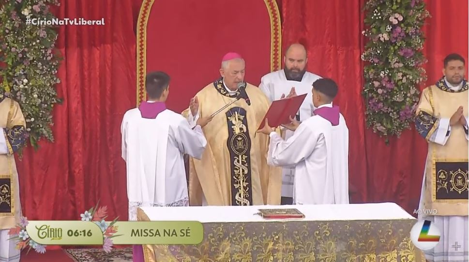 Círio de Nazaré 2025: Começa a Missa na Sé presidida por Dom Alberto Taveira