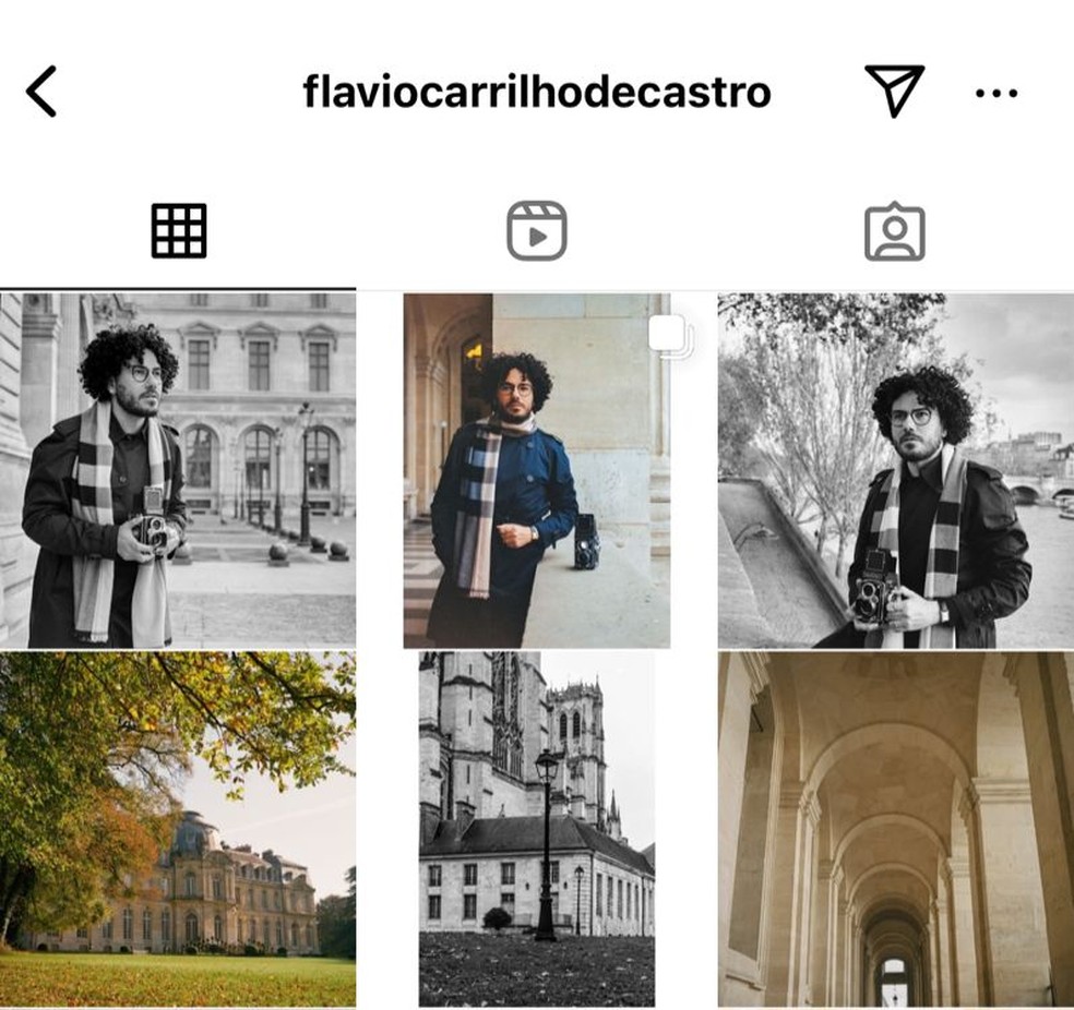 �ltimas postagens feitas pelo fot�grafo nas redes sociais � Foto: Reprodu��o/Redes sociais