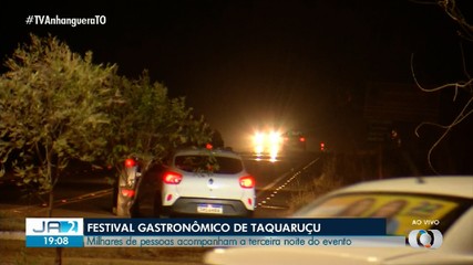 Confira a movimentação do trânsito na saída para Taquaruçu; FGT chega em sua 3ª noite