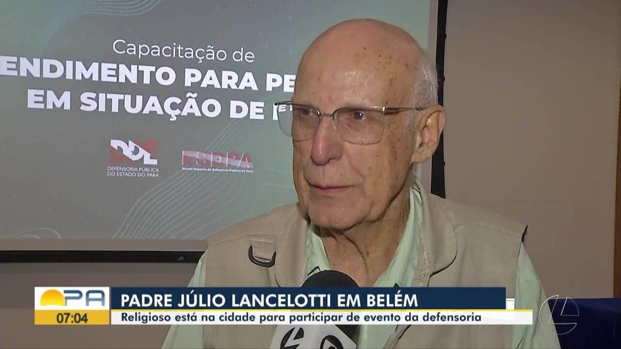 Pe. Júlio Lancellotti participa de ação global em Belém