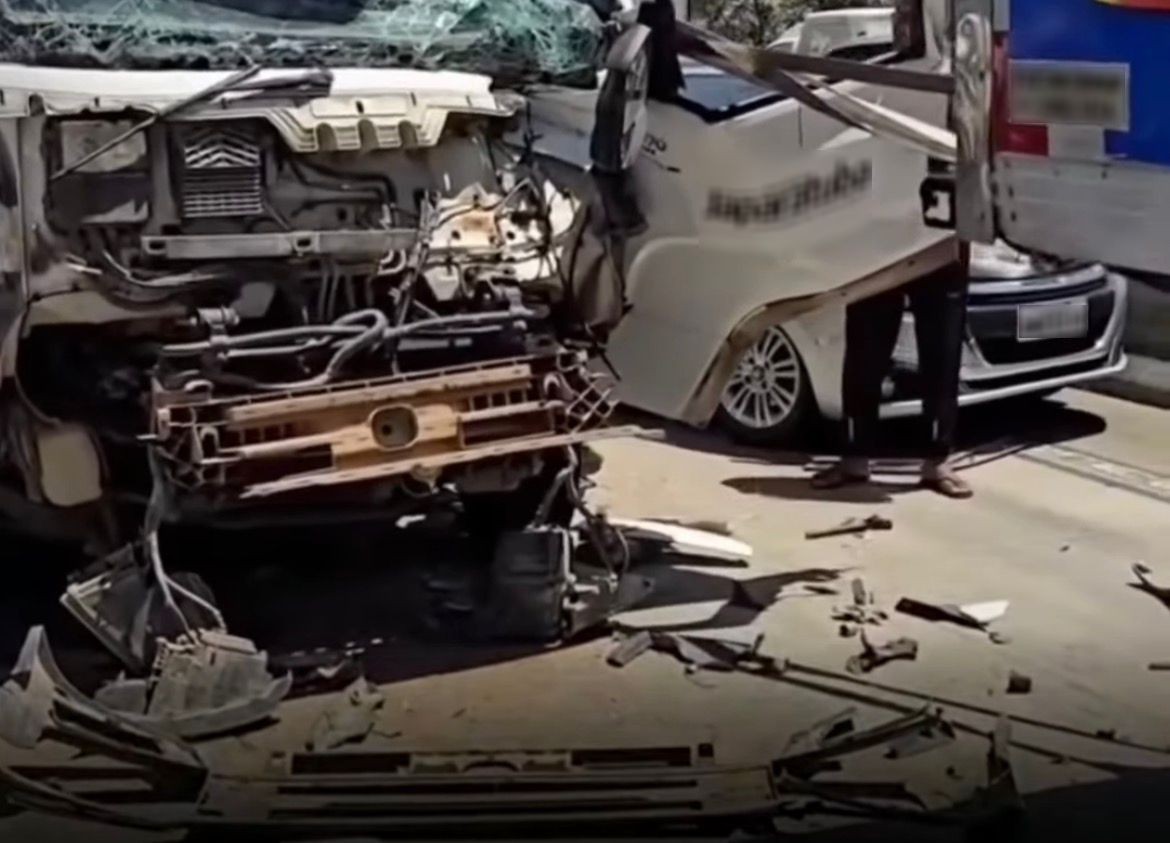 Engavetamento provoca lentidão na BR-101 em Japaratuba 