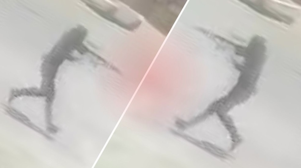 Disputa entre facções aumenta número de homicídios em Rio Claro — Foto: Edição nossa/ Reprodução de câmera de segurança