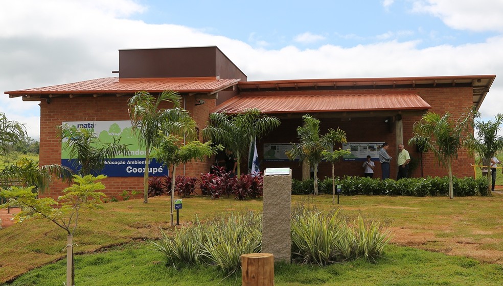 Núcleo de Educação Ambiental da Cooxupé recebe alunos de escolas da região de Guaxupé para atividades de conscientização e maior contato com a natureza — Foto: Crédito: Divulgação.