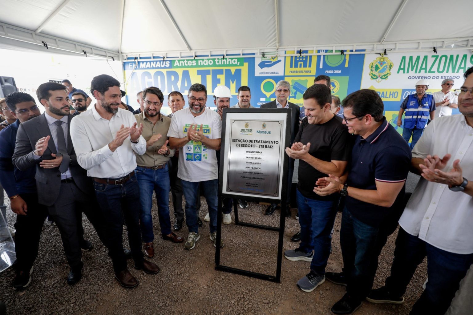 Primeira etapa da ETE Raiz é inaugurada e marca avanço no saneamento de Manaus