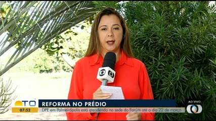 Atendimento da Defensoria Púbica em Palmeirópolis tem mudança de horário