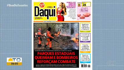 Incêndios em parques estaduais são destaques do Jornal Daqui
