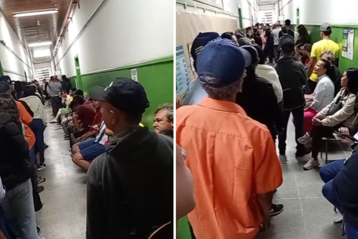 Eleitores aguardam mais de 4 horas para votar em Santo Expedito e ficam em filas após fechamento dos portões