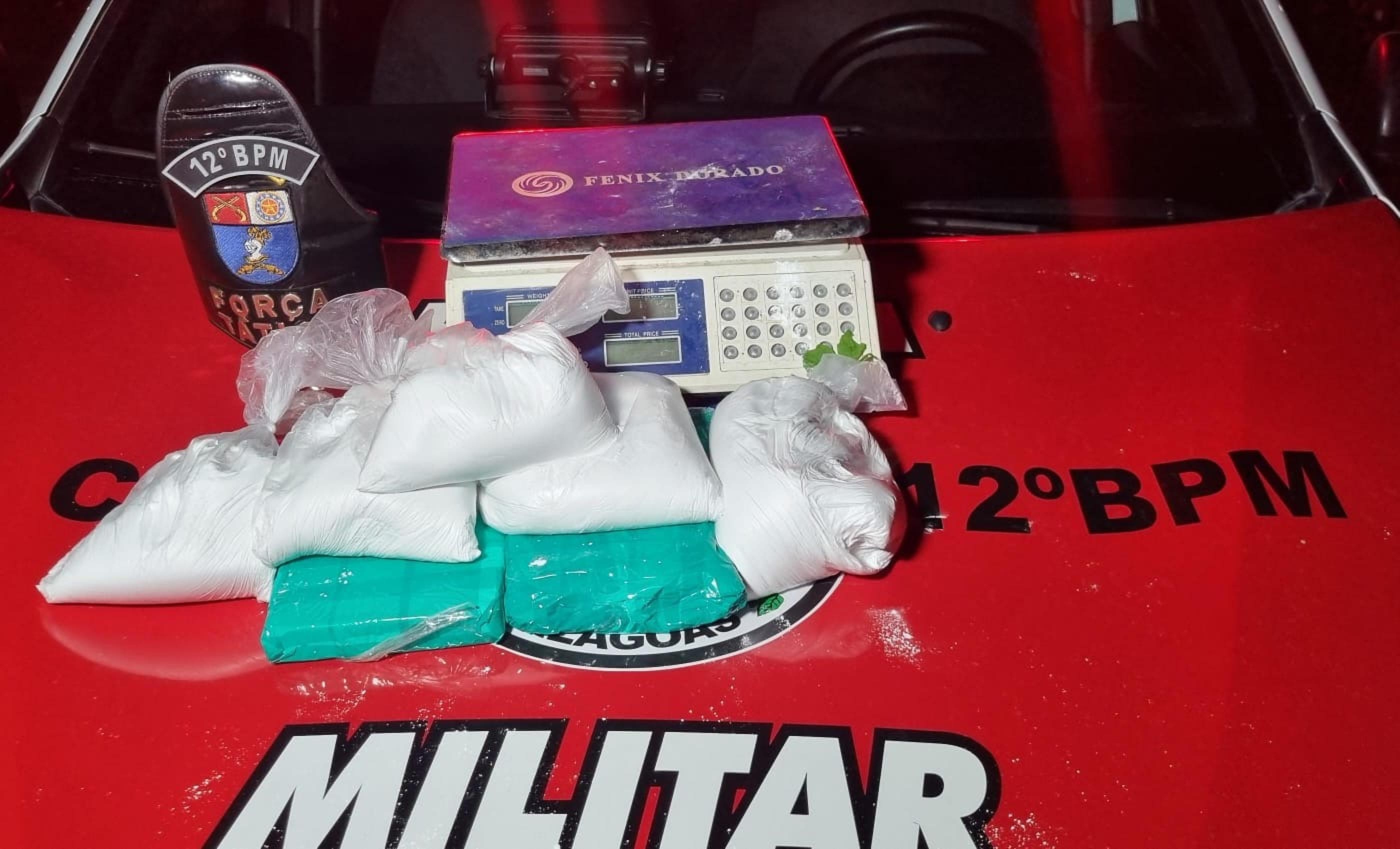 Operação apreende 7,5 kg de cocaína na Cidade Universitária, em Maceió
