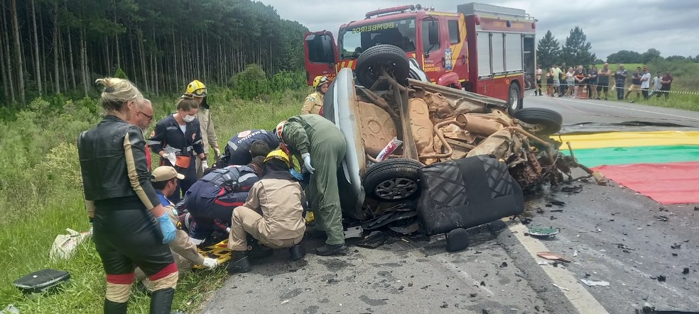 Homem morre em acidente na BR-277 em Palmeira - Portal Cultura Sul FM