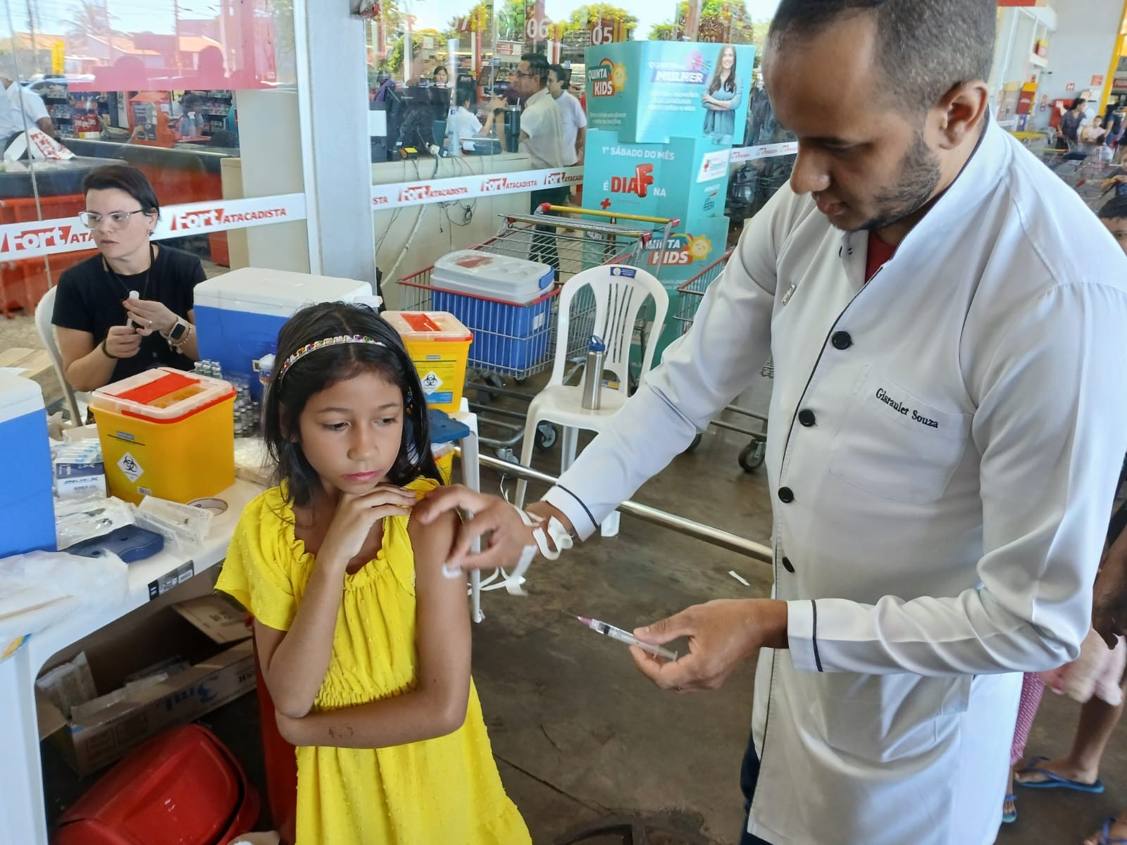 Vacina contra gripe é oferecida em shoppings de Campo Grande neste fim de semana