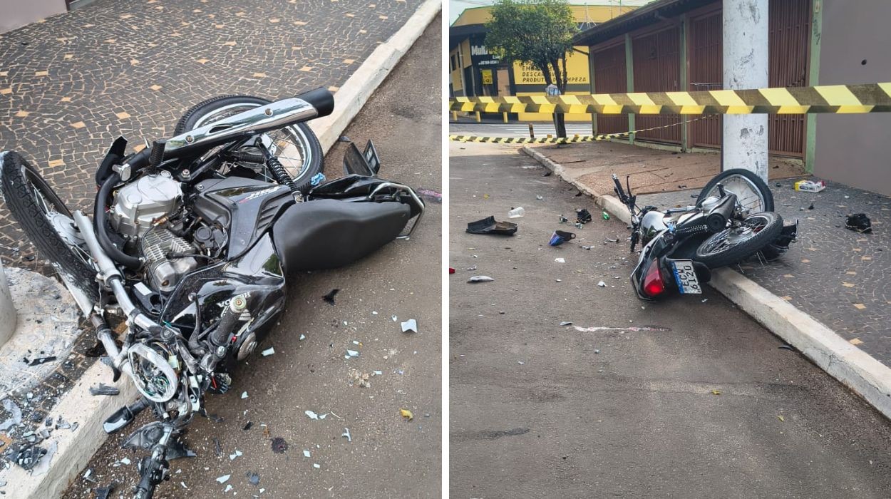 Jovem de 29 anos morre após bater moto contra poste no interior de SP