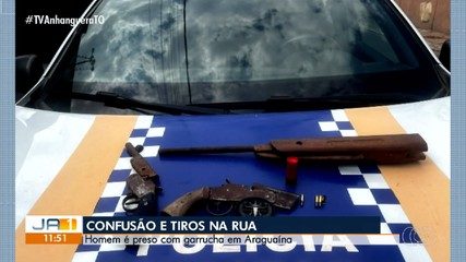 Homem é preso com garrucha em Araguaína