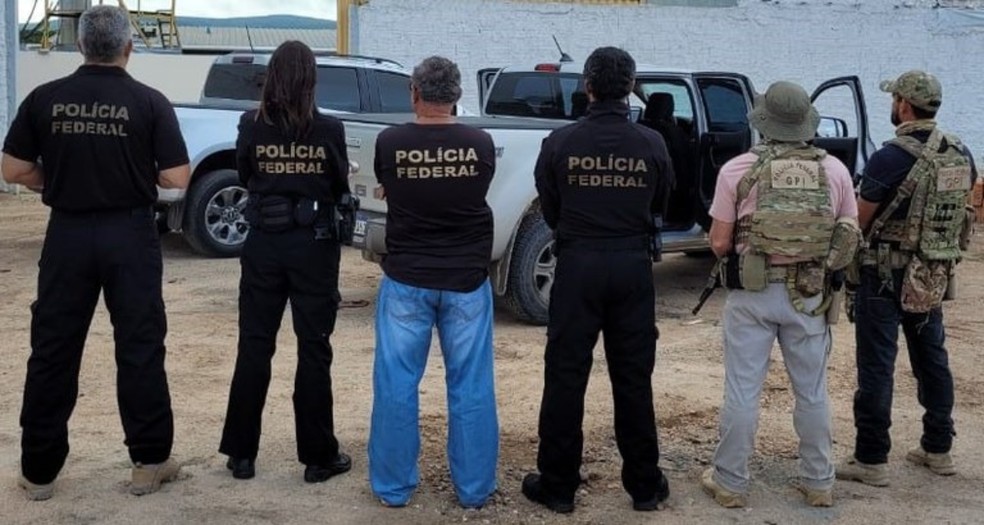PF deflagra operação para combater mineração ilegal na Bahia — Foto: Polícia Federal