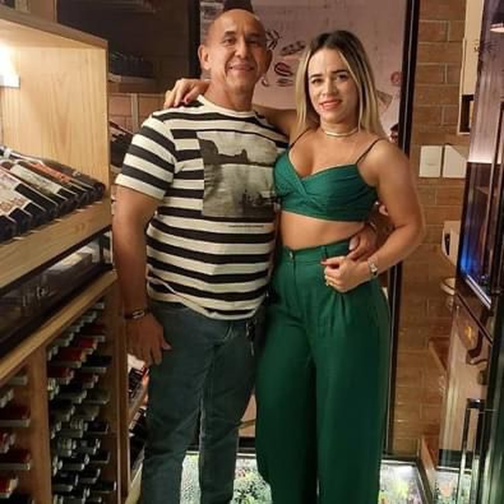 Raimundo Nonato e Jussana Machado, casal envolvido em confusão em condomínio em Manaus. — Foto: Reprodução/Redes Sociais