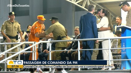 Cerimônia de passagem de comando da Polícia Militar é realizada em Palmas