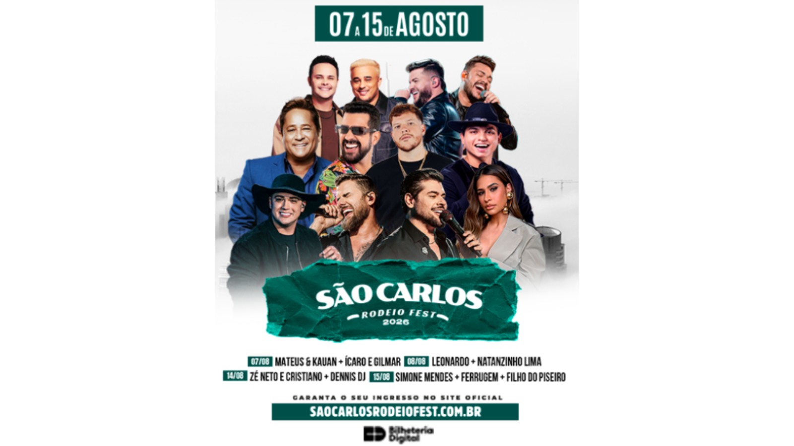 São Carlos Rodeio Fest 2026: tudo o que você precisa saber