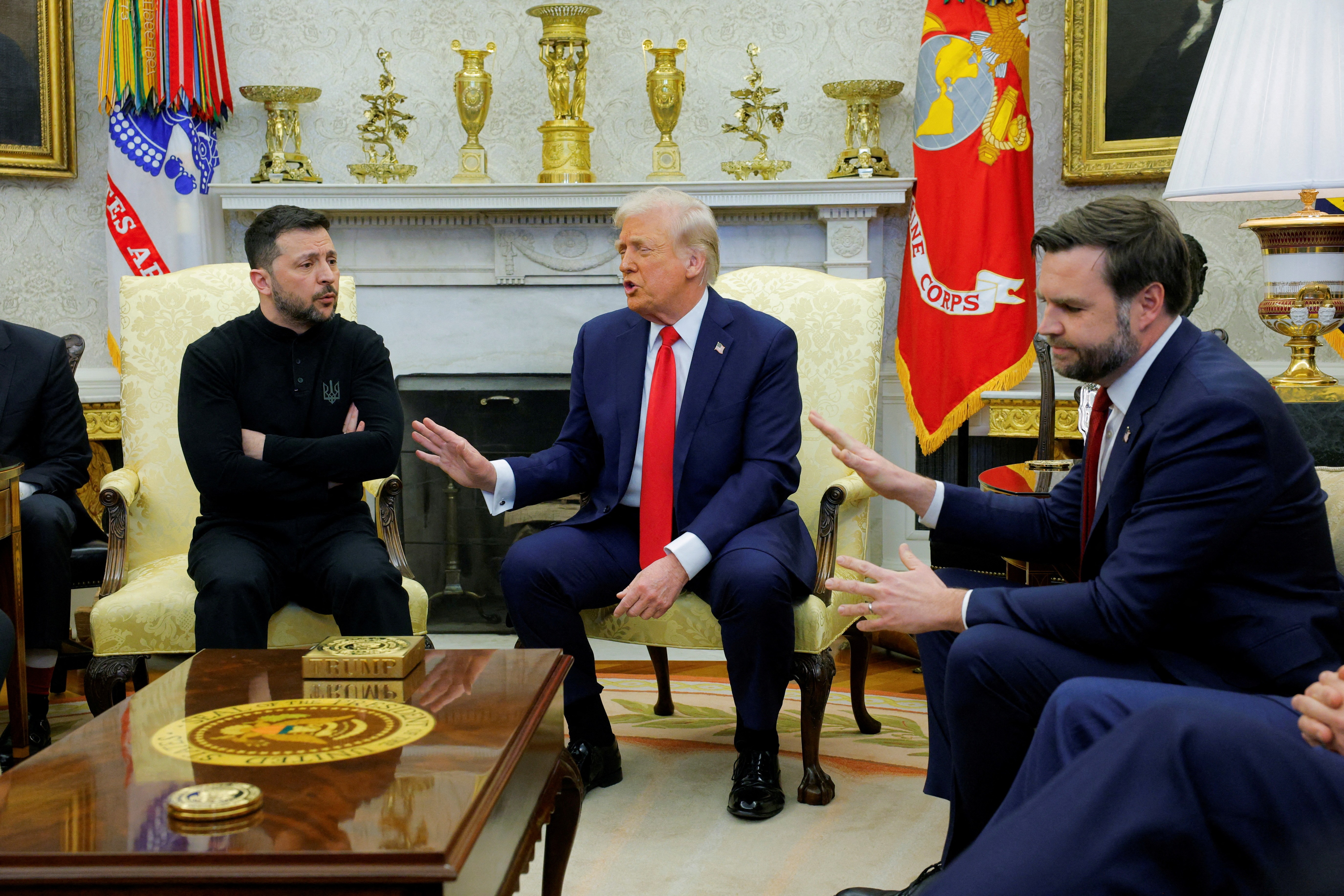 Após encontro, Trump diz que Zelensky desrespeitou EUA e poderá voltar quando estiver pronto para a paz