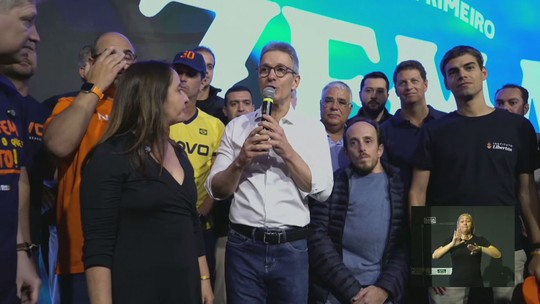 Romeu Zema se lança pré-candidato à Presidência pelo Partido Novo em SP - Governador de Minas Gerais reuniu políticos e apoiadores neste sábado (16), no Amcham Business Center, na Zona Sul da capital paulista.