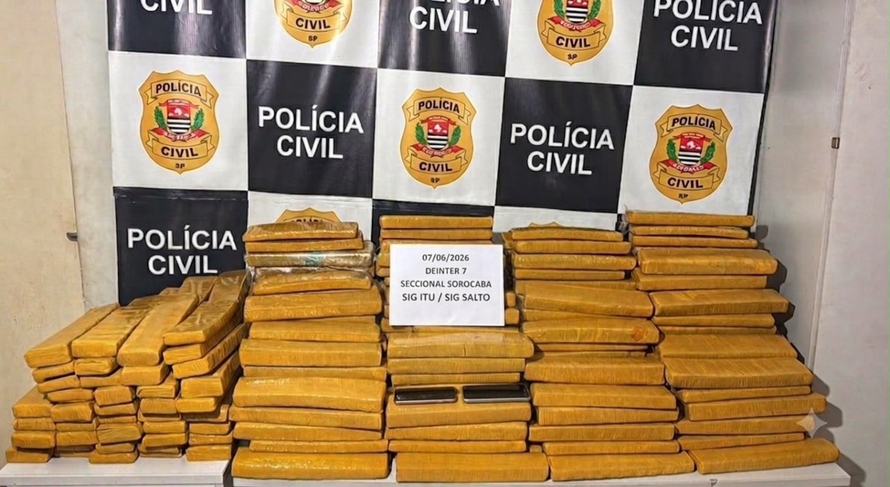 Homem é preso com mais de 300 tijolos de maconha escondidos em carga de alho em Itu