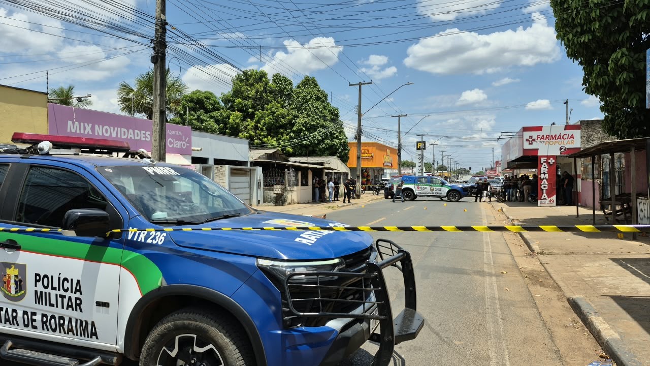 Homem é morto a tiros após tomar arma de policial durante abordagem em Boa Vista